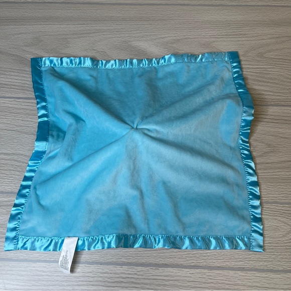 Disney Baby Mickey Mouse Blue Plush Satin Trim Lovey Security Blanket - Picture 5 of 7